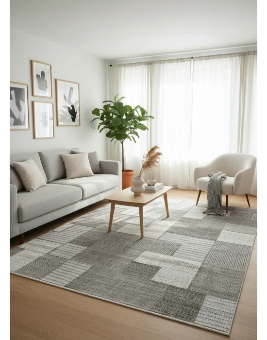 Narbe NB03 Bukle Modern Desenli Makine Halısı
