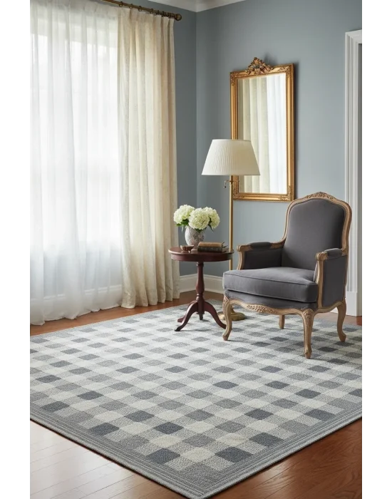 Narbe NB11 Bukle Modern Desenli Makine Halısı