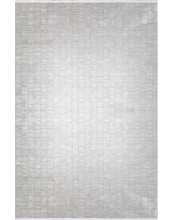 Runner RUN-1 Krem Bej Modern Dekoratif Makine Halısı