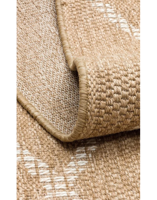 Salda SLD 04 NATURAL WHITE Güneş Işığı ve Suya Dayanıklı Jüt Görünümlü Sisal Halı