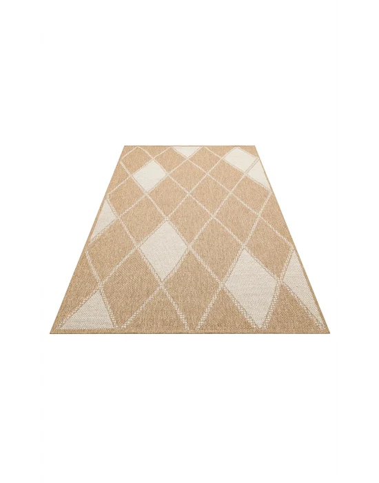 Salda SLD 04 NATURAL WHITE Güneş Işığı ve Suya Dayanıklı Jüt Görünümlü Sisal Halı