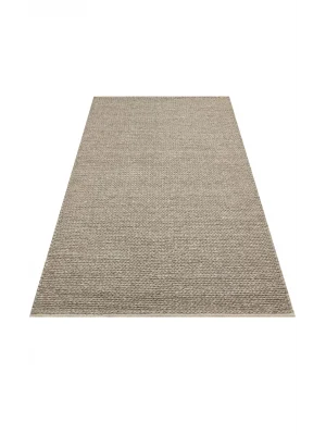 Jade Basketweave Brown Naturel Kazak Örgü Desenli El Dokuma Örgü Halı