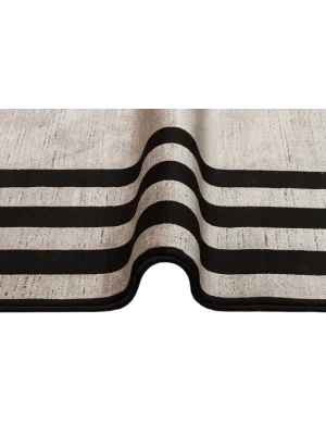 LUGANO HALI 0145 Art Deco Modern Bordürlü Yüksek Kalite Sık Dokuma Salon Halısı