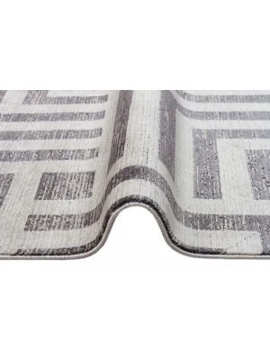 LUGANO HALI 0174 Art Deco Modern Bordürlü Yüksek Kalite Sık Dokuma Salon Halısı