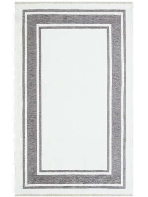 NOA KILIM 0256 Hav Toz Vermez Yıkanabilir Çift Taraflı İnce Modern İskandinav Kilim