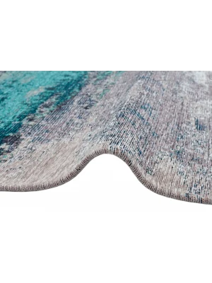 SMART HALI 0457 Kolay Kullanımlı Çok Renkli Modern İnce Dokuma Halı