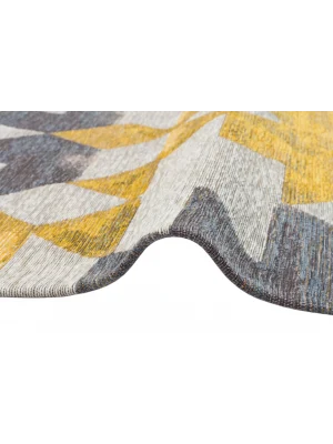 SMART HALI 0519 Kolay Kullanımlı Çok Renkli Modern İnce Dokuma Halı