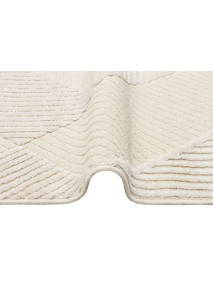 ZENITH HALI 0057 Yüksek Alçak Dokulu Naturel Yün ve Viskon Modern Dokuma Halı