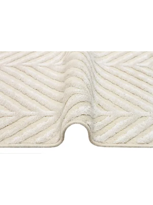 ZENITH HALI 0087 Yüksek Alçak Dokulu Naturel Yün ve Viskon Modern Dokuma Halı