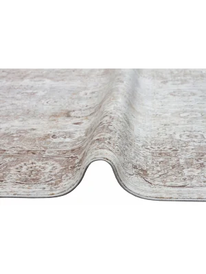 VERONA HALI 0402 Kolay Kullanımlı Yumuşak İpeksi Tuşeli Yüksek Alçak Oymalı Modern İnce Makine Halısı