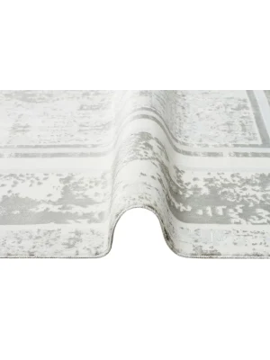 SATEEN HALI 0436 Hav Toz Vermez Yıkanabilir Kaymaz İnce Dokuma Modern Halı