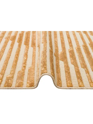 ZENITH DYED HALI 0032 Yüksek Alçak Dokulu Naturel Yün ve Viskon Modern Dokuma Halı