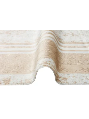 SATEEN HALI 0444 Hav Toz Vermez Yıkanabilir Kaymaz İnce Dokuma Modern Halı