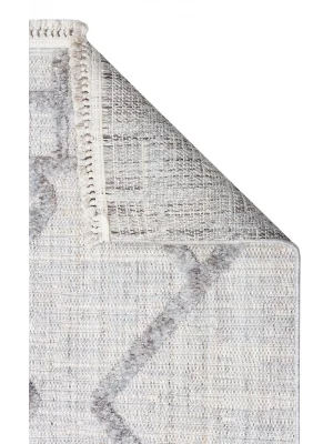 MALIBU HALI 0001 Hav Toz Vermez Yumuşak Dokulu Etnik Örgü Desenlere Sahip Modern İskandinav Halı