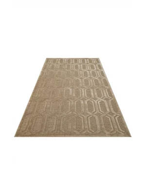 ZENITH HALI 0251 Yüksek Alçak Dokulu Naturel Yün ve Viskon Modern Dokuma Halı