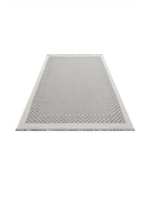 PANAMA KILIM 0007 Natural Yıkanabilir Kaymaz Tabanlı Tok Dokuma Kilim