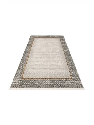 LISBON HALI 0059 Parlak Dokulu Modern Desenli Renkli Metalik Işıltılı Makine Halısı