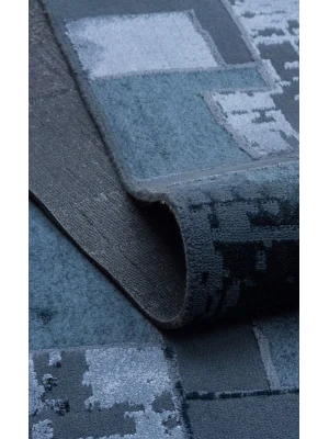 TORINO HALI 0068 Sık Dokuma Dökümlü Yere Oturan Hav Toz Vermez Yıkanabilir Kaymaz Tabanlı Modern Halı