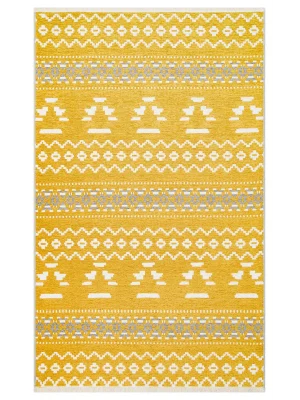 NOA KILIM 0321 Hav Toz Vermez Yıkanabilir Çift Taraflı İnce Modern İskandinav Kilim