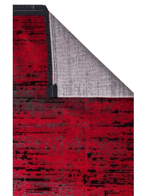 SATEEN HALI 0547 Hav Toz Vermez Yıkanabilir Kaymaz İnce Dokuma Modern Halı