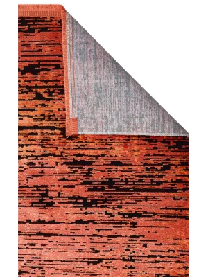 SATEEN HALI 0539 Hav Toz Vermez Yıkanabilir Kaymaz İnce Dokuma Modern Halı