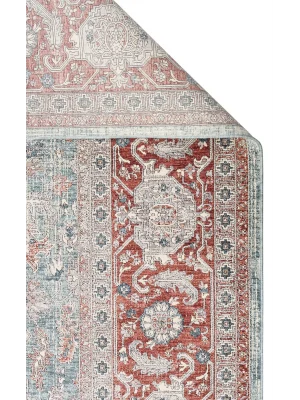 NAVARA HALI 0017 Geleneksel Uşak Desenlerine Sahip Vintage Görünümlü Yüksek Kalite Sık Dokuma Salon Halısı