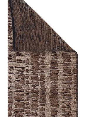 TRIBAL HALI 0279 Yıkanabilir Vintage Desenli Modern İnce Dokuma Halı