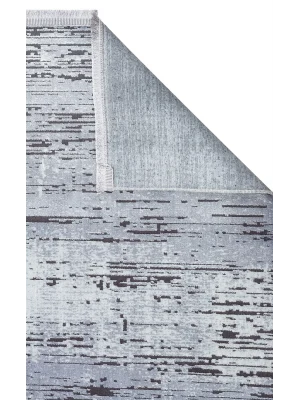 SATEEN HALI 0525 Hav Toz Vermez Yıkanabilir Kaymaz İnce Dokuma Modern Halı