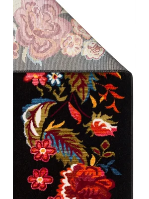 PIETRA HALI 0214 Sıcak Renk Tonlu Etnik Desenli Yumuşak Dokulu Makine Halısı