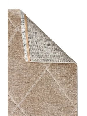 MISSORI HALI 0119 Hav Toz Vermez Sade Desenli Yumuşak Dokulu Modern Makine Halısı