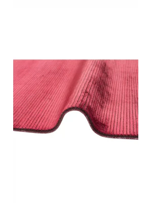 Cordoba Db Plaın Burgundy New Parlak Yüksek Alçak Dokulu Modern Makine Halısı
