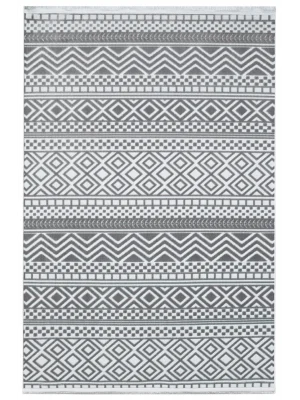 Fors 602 Gri Makinede Yıkanabilen Kaymaz Tabanlı İnce Makine Halısı