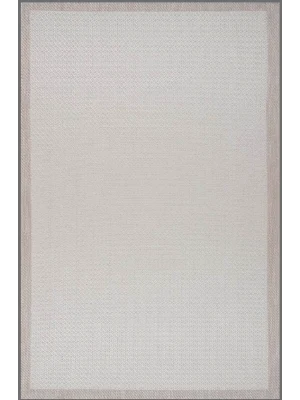 Loris L103 A.Bej Dekoratif Leke Tutmaz Yıkanailir Sisal Halı Kilim