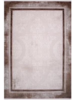 Çırağan 3508 Kahve Akrilik Antialerjik Makine Halısı