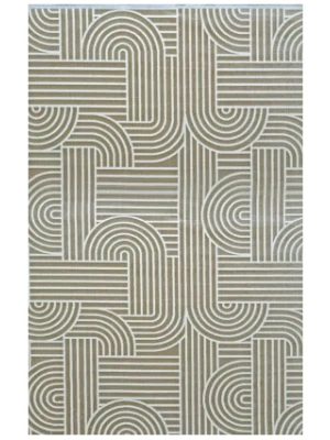 Grande 4666 Vizon Akrilik Hav Vermez Modern Desenli Makine Halısı