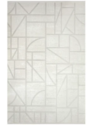 Grande 5212 Krem Akrilik Hav Vermez Modern Desenli Makine Halısı