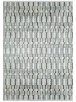 Grande 4605 Antrasit Akrilik Hav Vermez Modern Desenli Makine Halısı