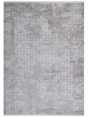 Grande 5247 Antrasit Akrilik Hav Vermez Modern Desenli Makine Halısı