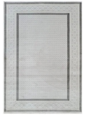 Grande 4693 Antrasit Akrilik Hav Vermez Modern Desenli Makine Halısı