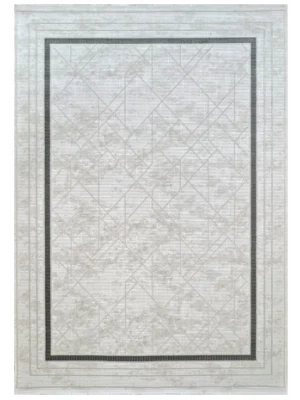 Grande 4689 Antrasit Akrilik Hav Vermez Modern Desenli Makine Halısı