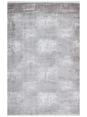 Grande 4502 Antrasit Akrilik Hav Vermez Modern Desenli Makine Halısı