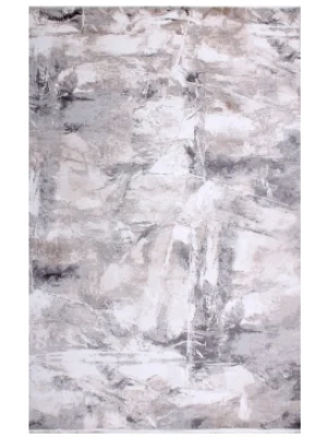 Grande 5244 Antrasit Akrilik Hav Vermez Modern Desenli Makine Halısı