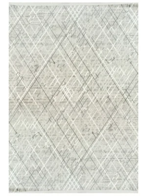 Plain 5092 Vizon Akrilik Hav Vermez Modern Desenli Makine Halısı