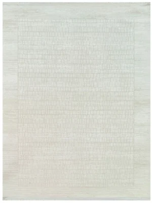 Plain 5098 Krem Akrilik Hav Vermez Modern Desenli Makine Halısı