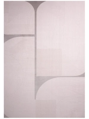 Plain 5335A Gri Akrilik Hav Vermez Modern Desenli Makine Halısı