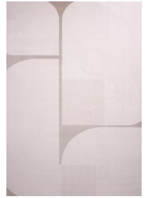 Plain 5335A Vizon Akrilik Hav Vermez Modern Desenli Makine Halısı