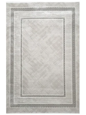 Gusto 0705A Gri Krem Antiallerjik Makine Halısı