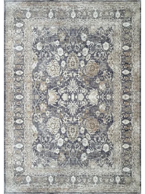 Stella 757 Gri Bej Eskitme Desenli Makine Halısı