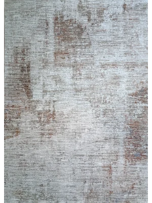 Stella 765 Krem Bej Eskitme Desenli Makine Halısı