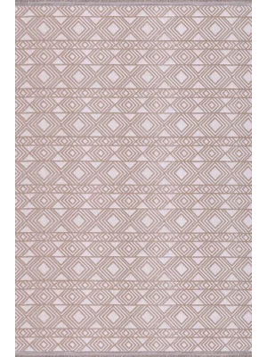 Sofia 03A Vizon Yıkanabilir Dekoratif Makine Halısı